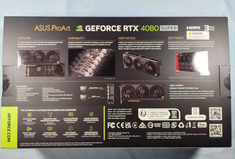 Asus ProArt GeForce RTX 4080 Super 16GB Graphics Card - Image 10