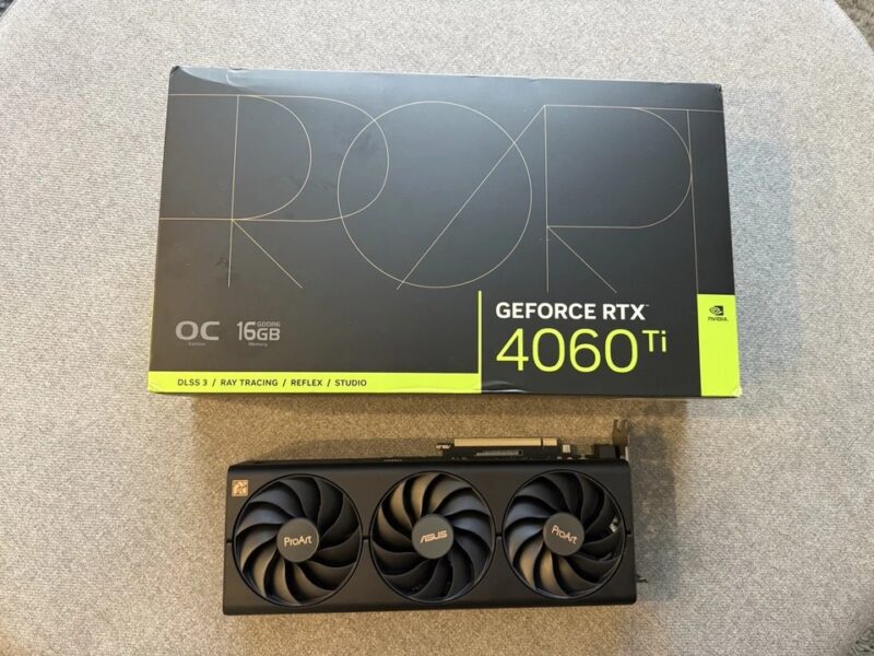 Asus GeForce RTX 4060 TI-O16G ProArt OC Graphics Card 16GB